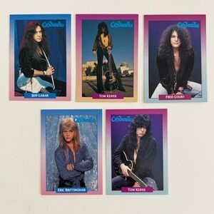 Cinderella 1991 Rockcards Set